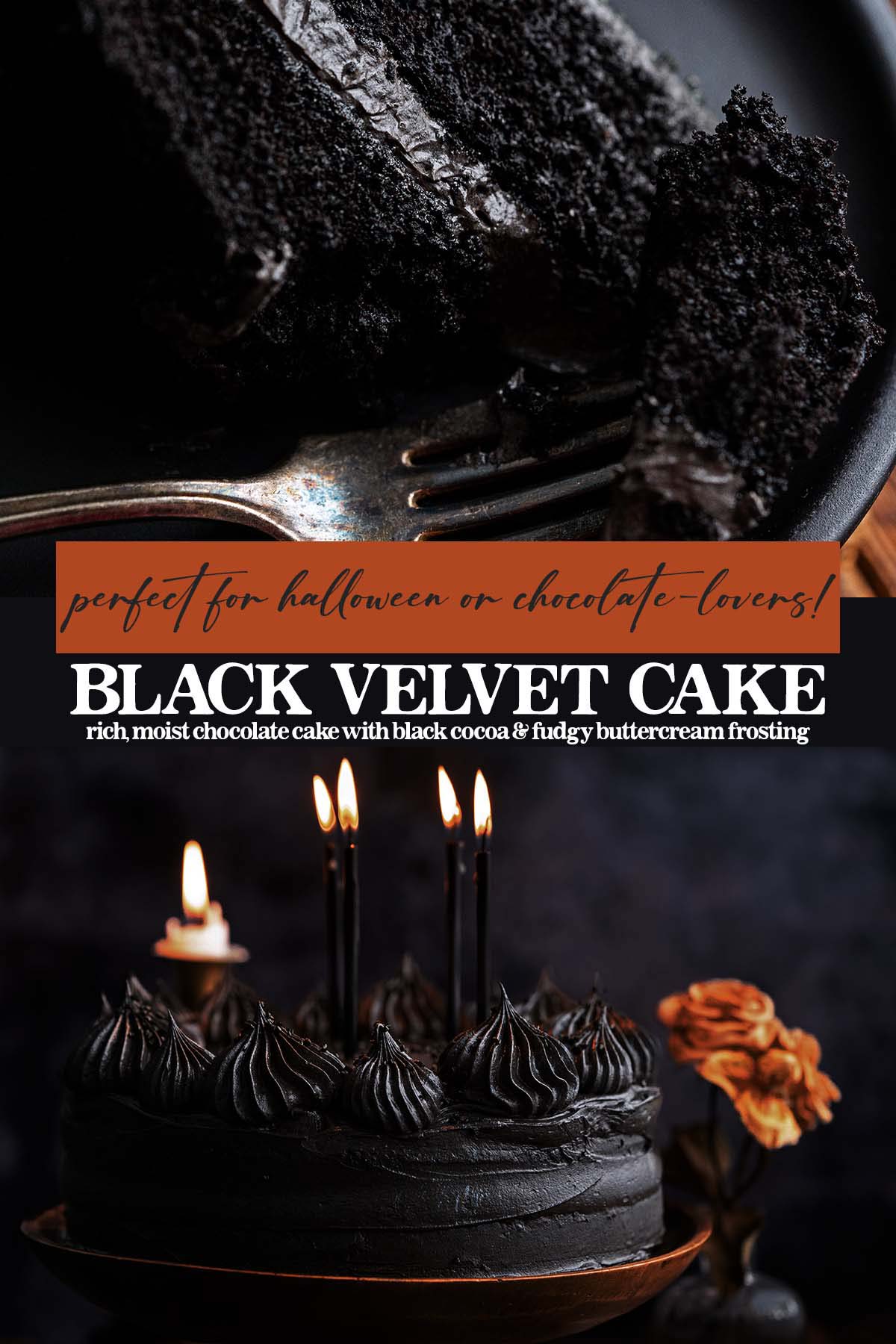 black velvet cake recipe pin