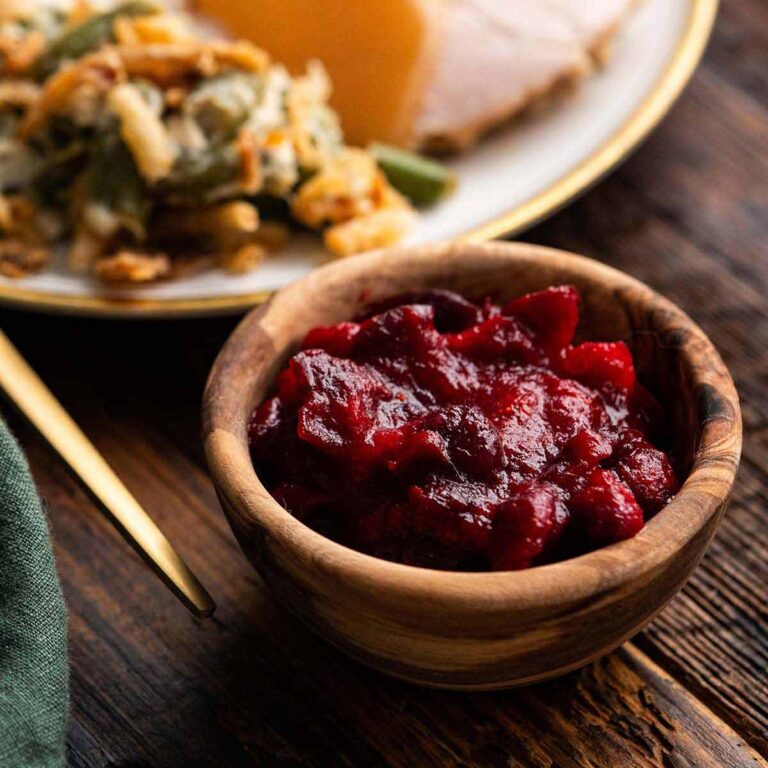 air fryer cranberry sauce featured image
