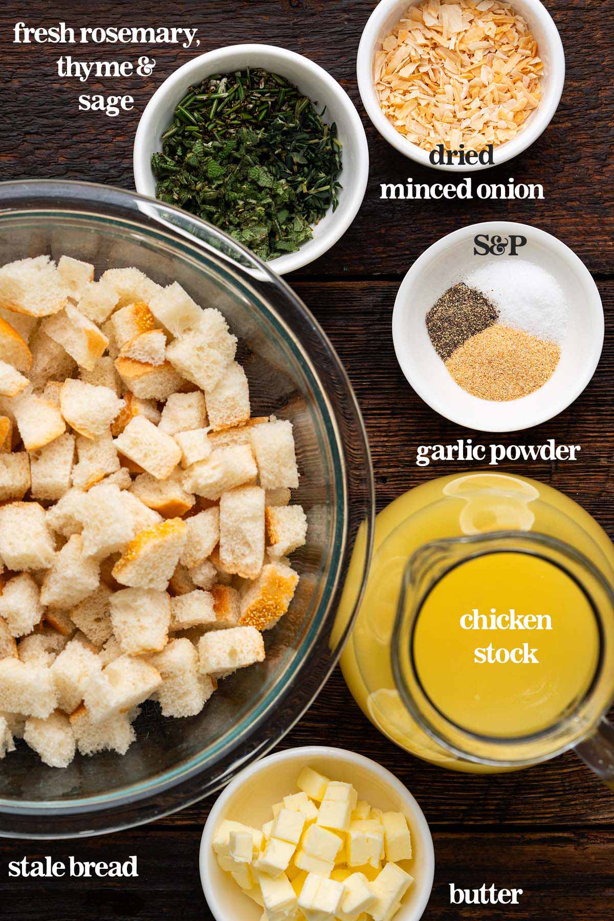 air fryer stuffing ingredients