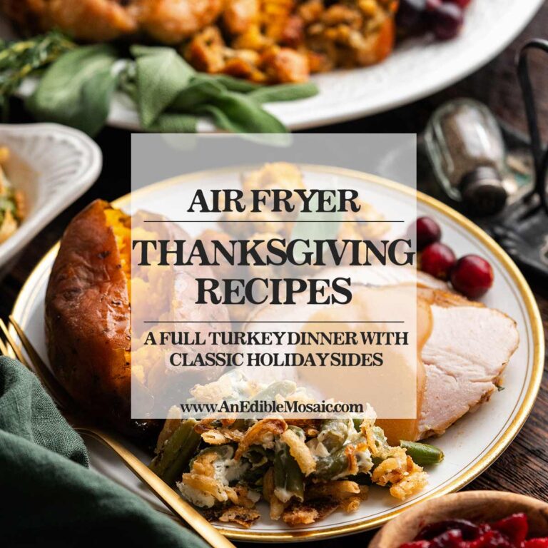 air fryer thanksgiving recipes collection featured image