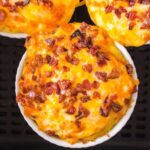 Air Fryer Twice Baked Mashed Potatoes