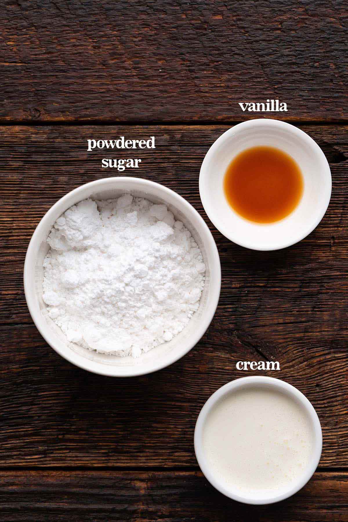 icing ingredients