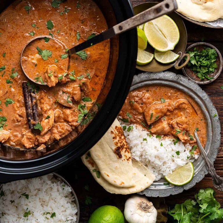 crockpot butter chicken recipe featured image