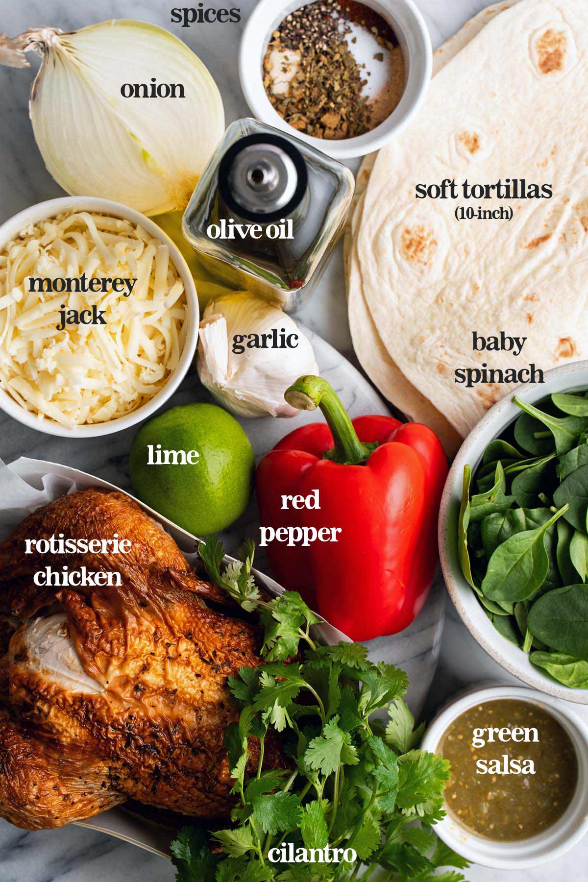high protein chicken burritos ingredients