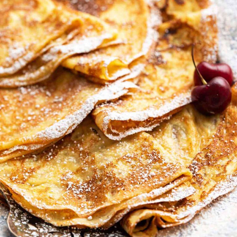 sourdough discard crepes recipe featured image
