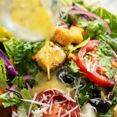 copycat Olive Garden salad dressing recipe featured image