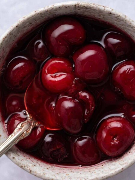 cherry sauce topping recipe featured image