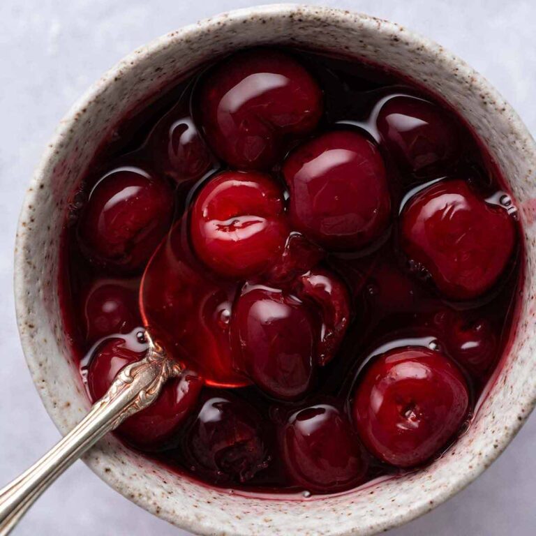 cherry sauce topping recipe featured image