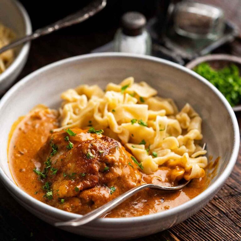 chicken paprikash recipe featured image