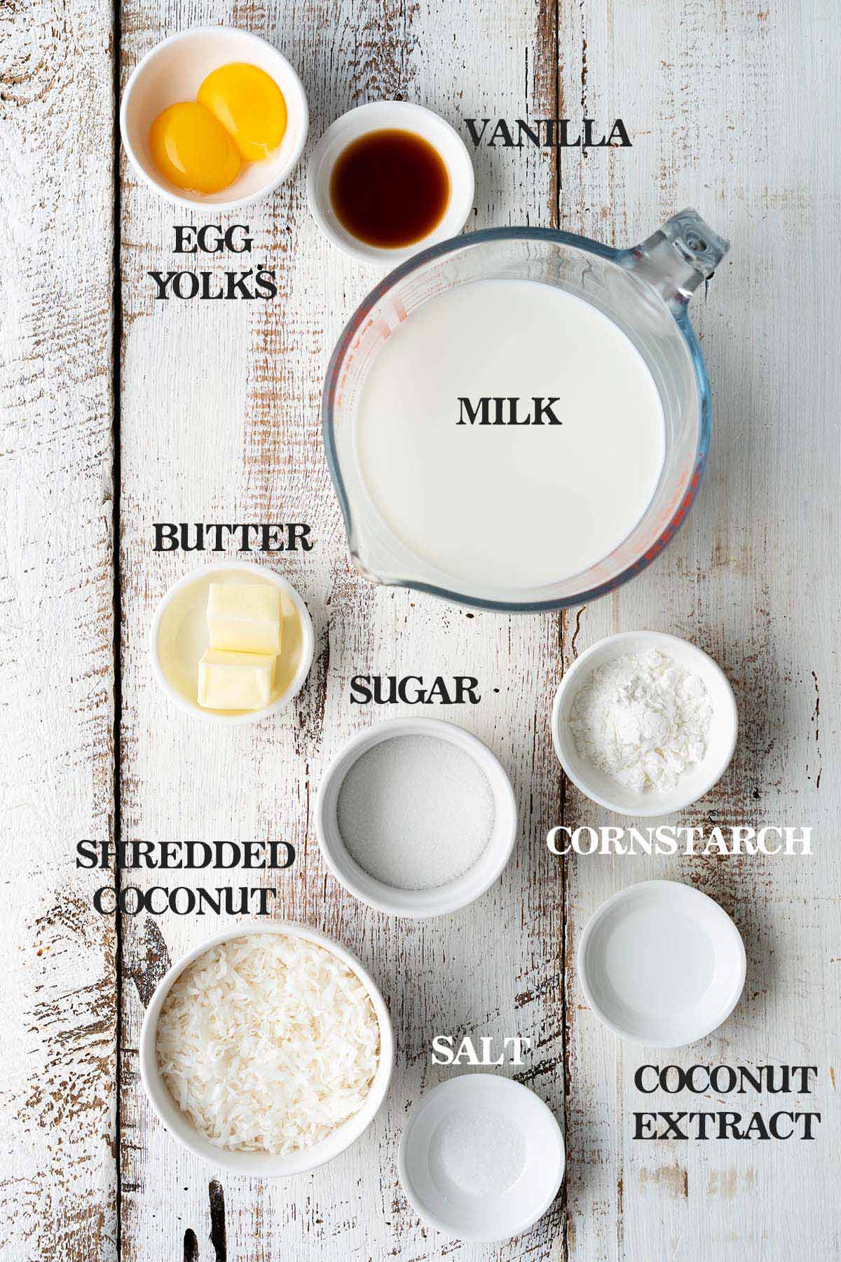 easy homemade coconut pudding ingredients