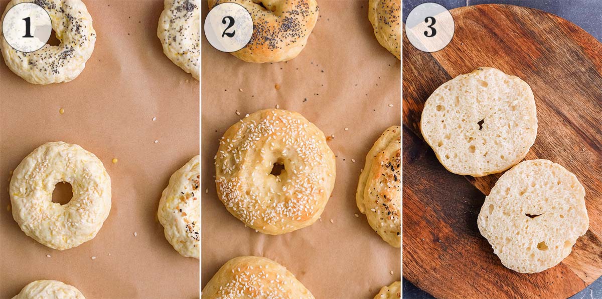 baking high protein bagels