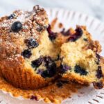 blueberry streusel muffin recipe featured image