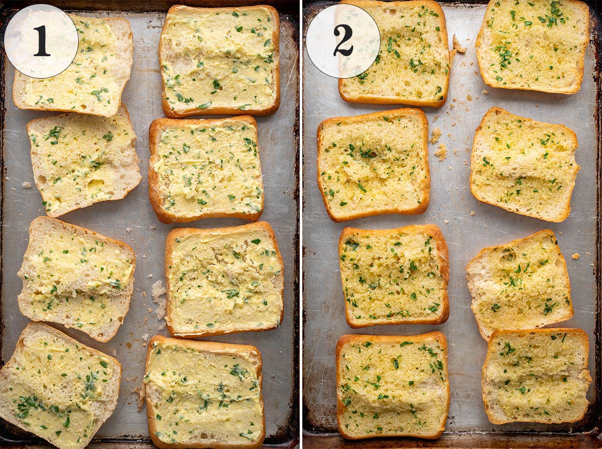 how to make ciabatta garlic bread rolls