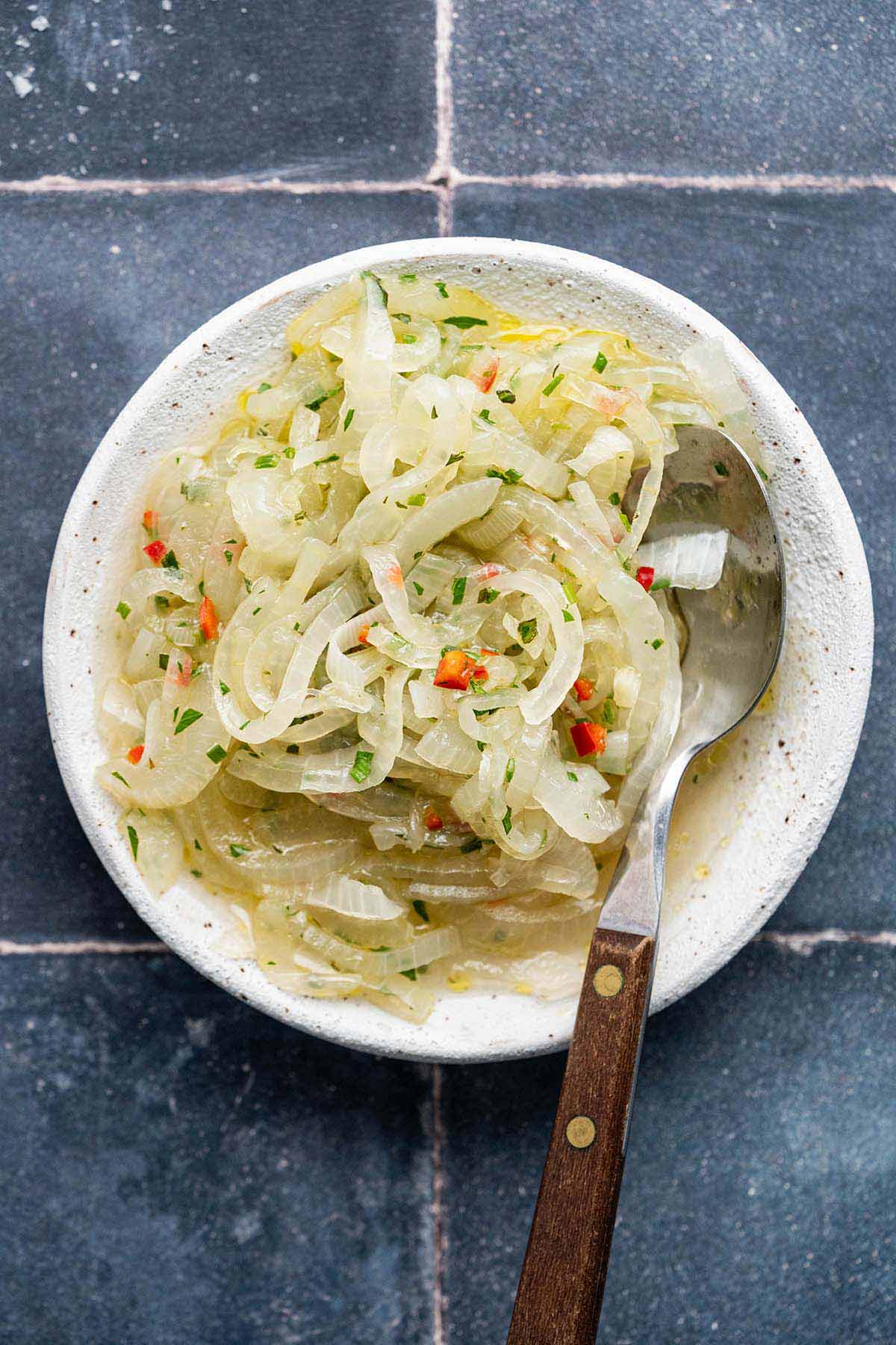 salada de cebola para churrasco