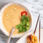 easy peanut satay sauce recipe featured image