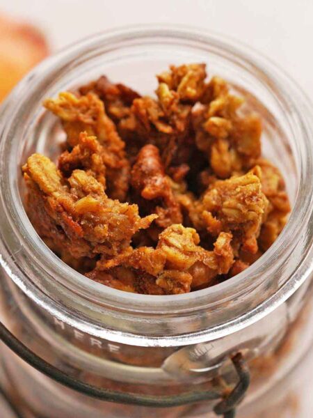 peach granola featured image