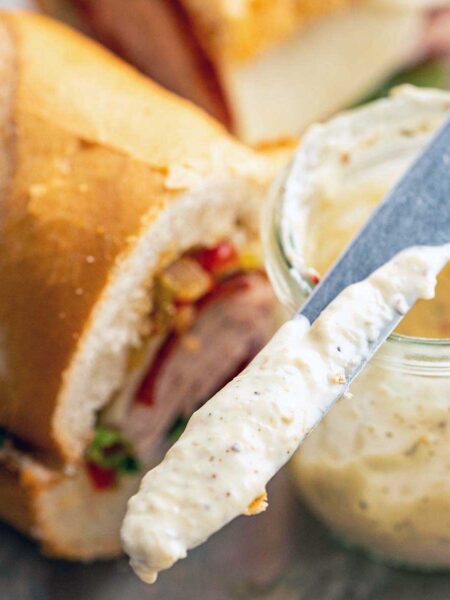 grinder sub sauce recipe featured image