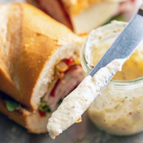 grinder sub sauce recipe featured image