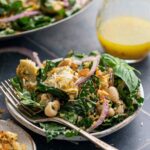 Italian kale salad with white beans featured image