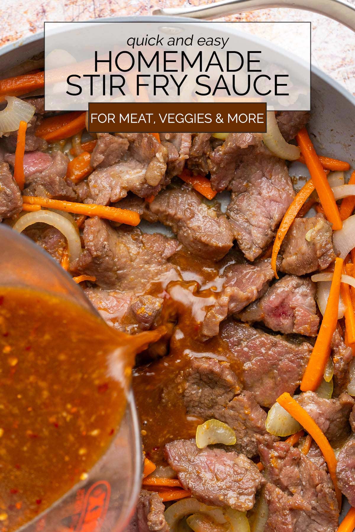 homemade stir fry sauce recipe pin