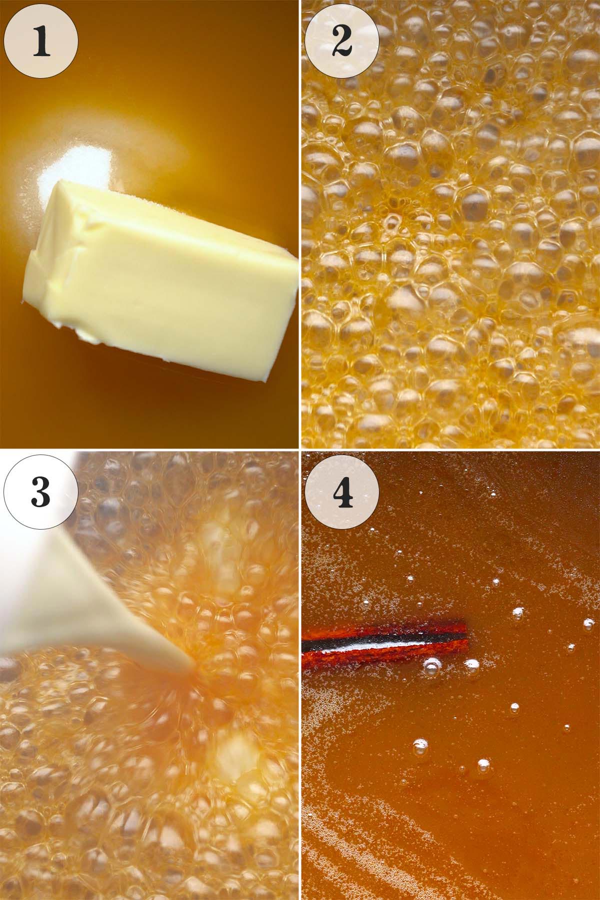 how to make apple cider caramel sauce