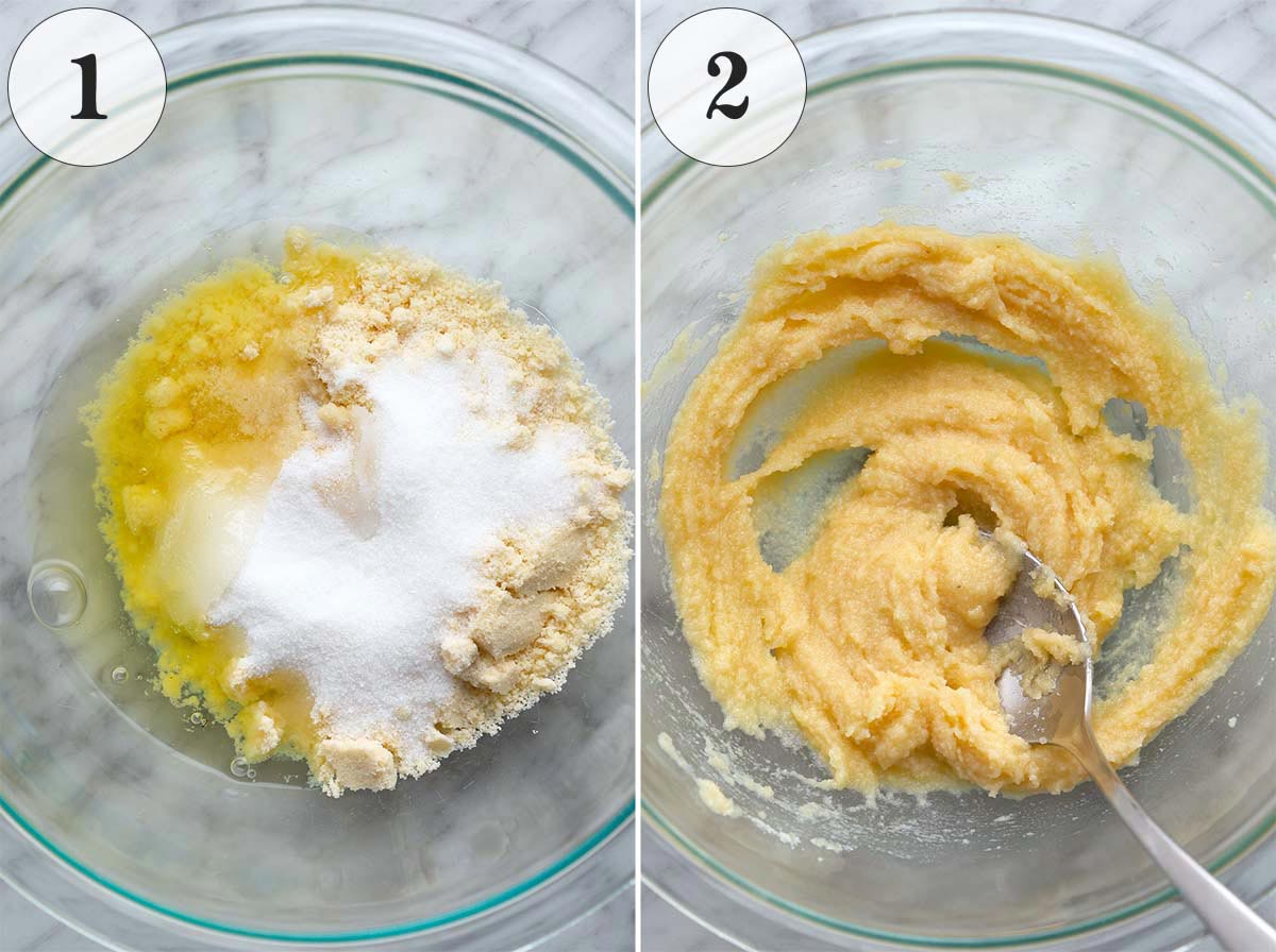 how to make marzipan almond filling for almond croissant baked oats