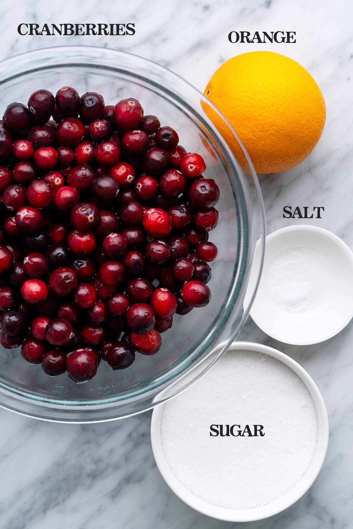 fresh cranberry orange relish ingredients