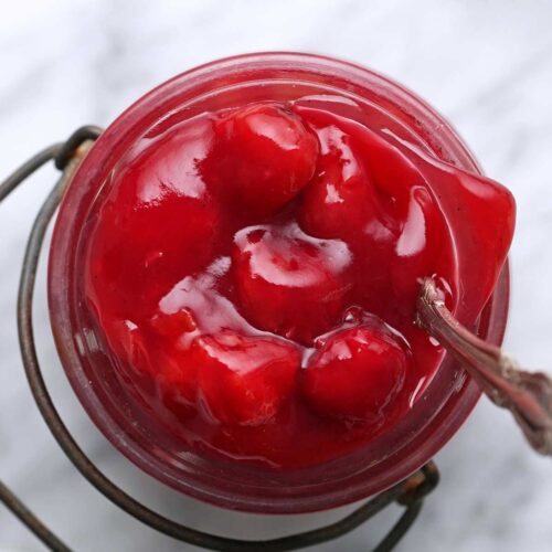 tart cherry pie filling recipe featured image