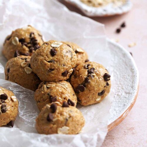 peanut butter protein balls recipe featured image