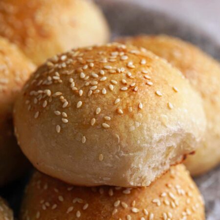 sourdough sandwich rolls recipe featured image