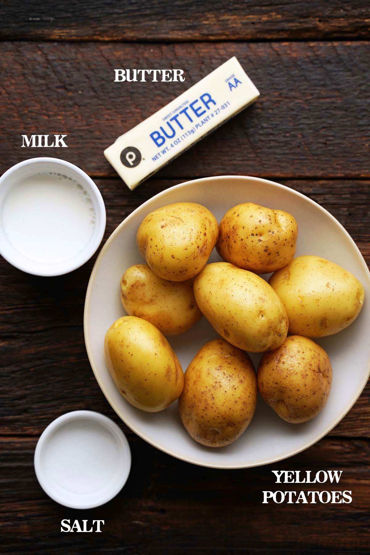 instant pot mashed potatoes ingredients