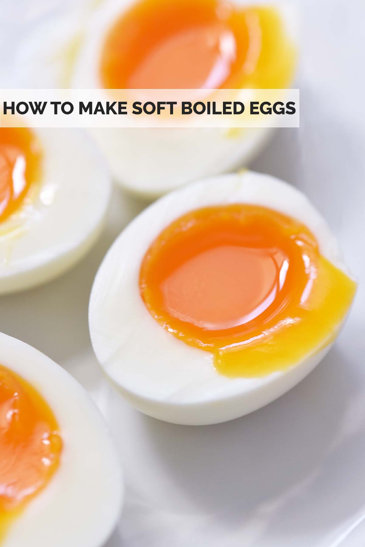 how to make soft boiled eggs recipe pin
