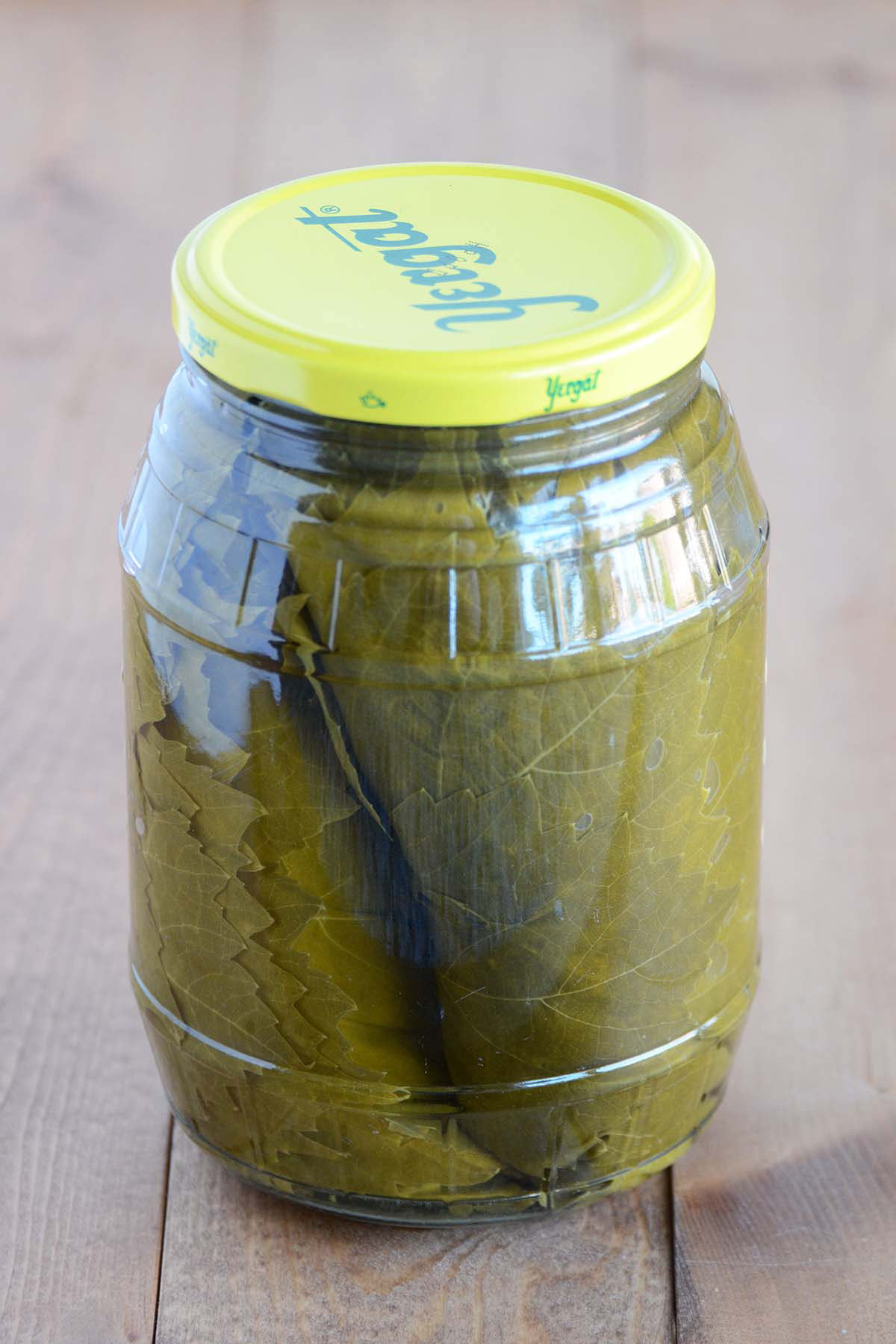 jarred grape vine leaves