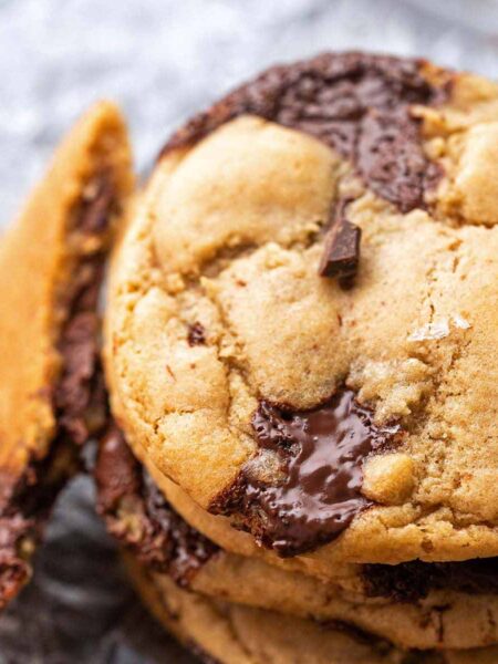 sourdough chocolate chip cookies recipe featured image