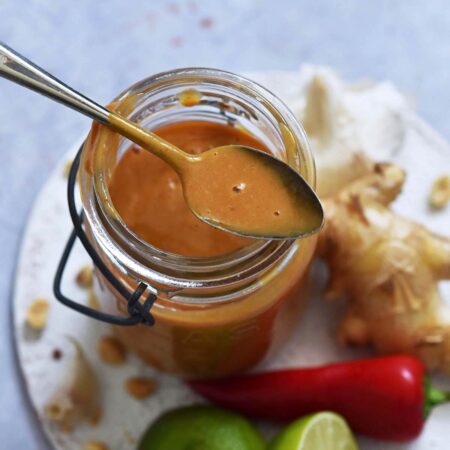 Thai peanut salad dressing recipe for noodles and more