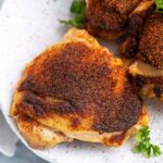 dry rub bbq chicken recipe featured image