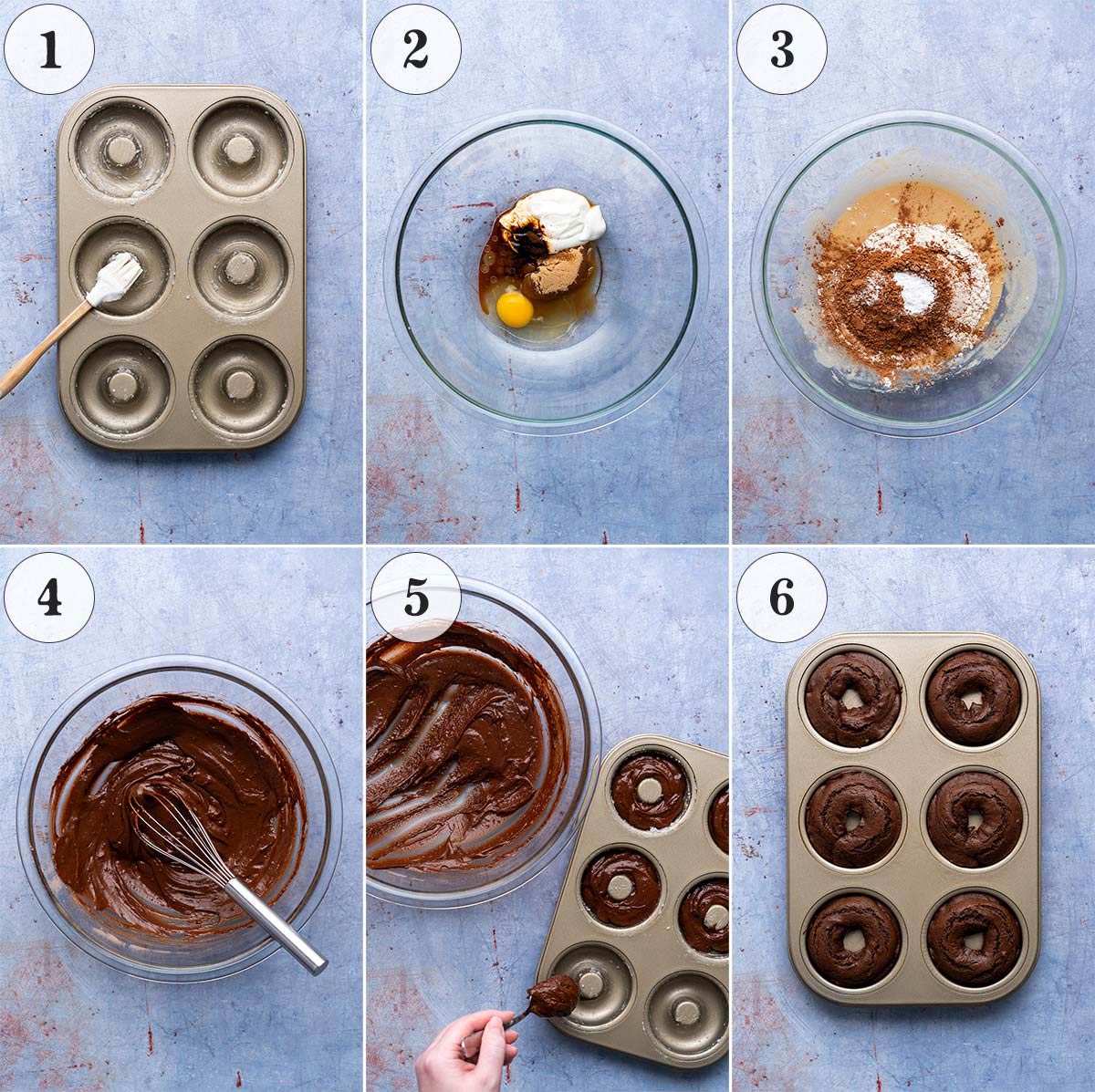 how to make baked chocolate donuts