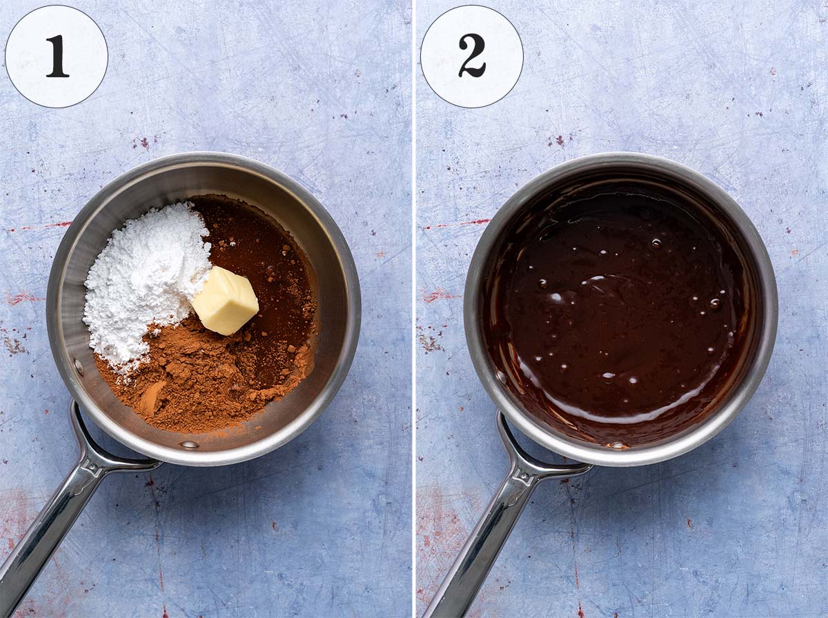 how to make easy stovetop chocolate glaze