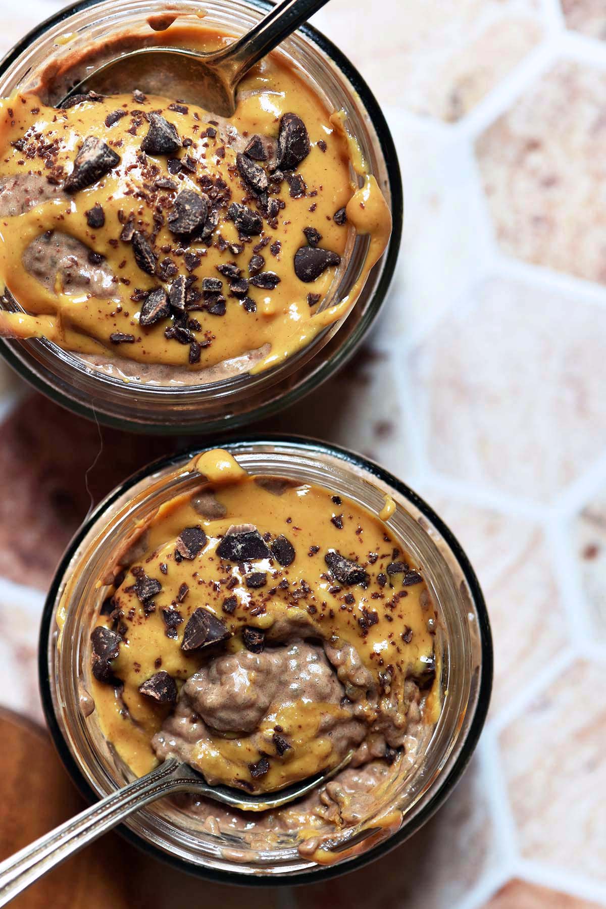 easy high protein chia pudding meal prep for snacks, breakfast, or healthy dessert