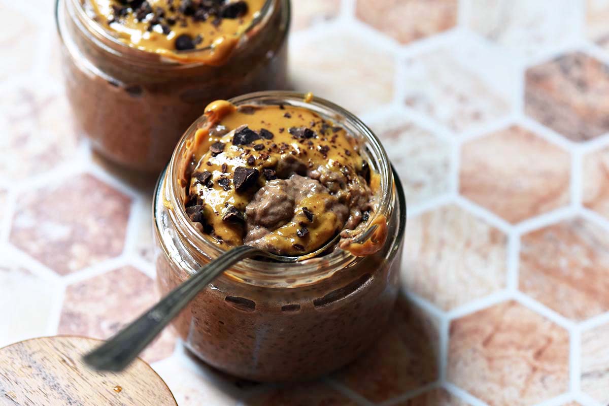 easy chocolate chia seed pudding recipe