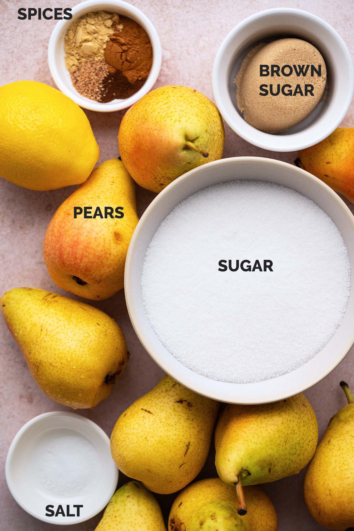 pear preserves ingredients