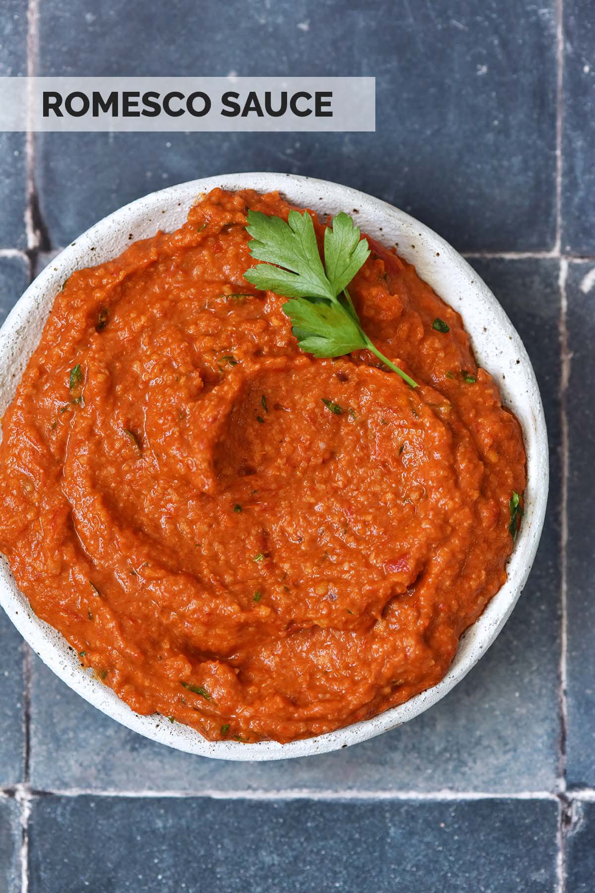 best easy romesco sauce recipe pin