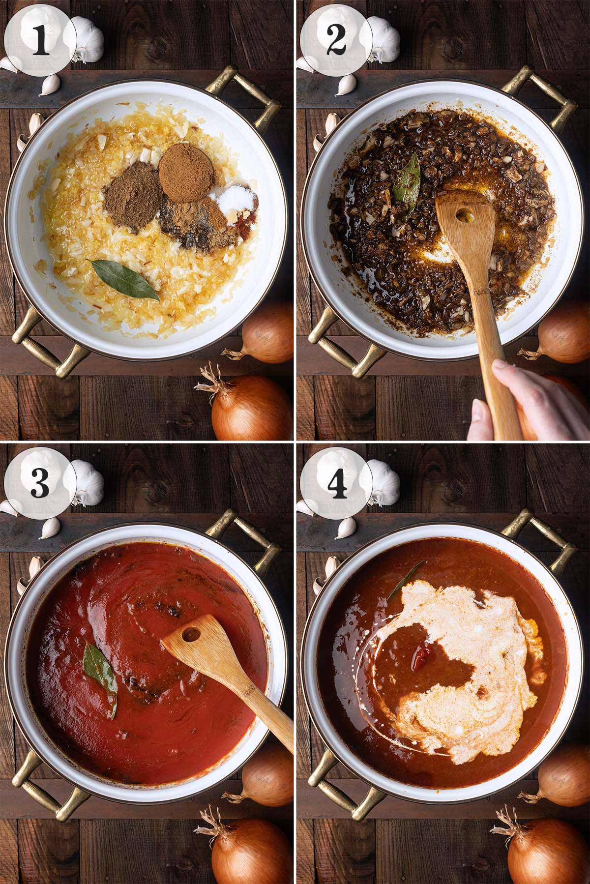how to make butter chicken sauce or gravy