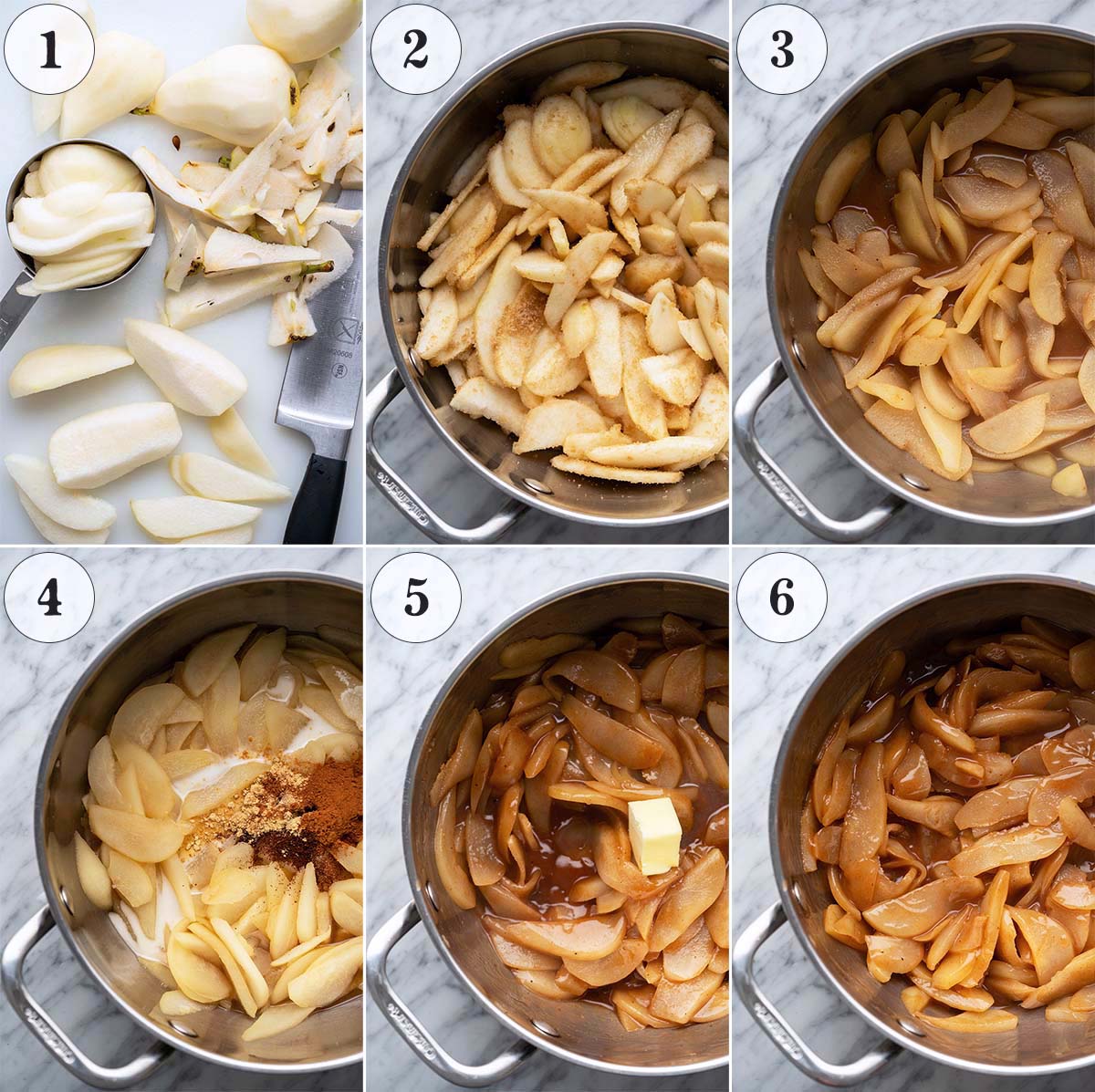how to make pear pie filling from scratch