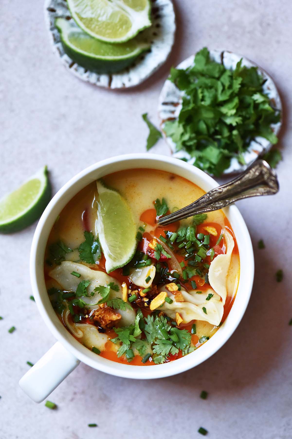 how to make high protein dumpling soup with frozen dumplings in the microwave