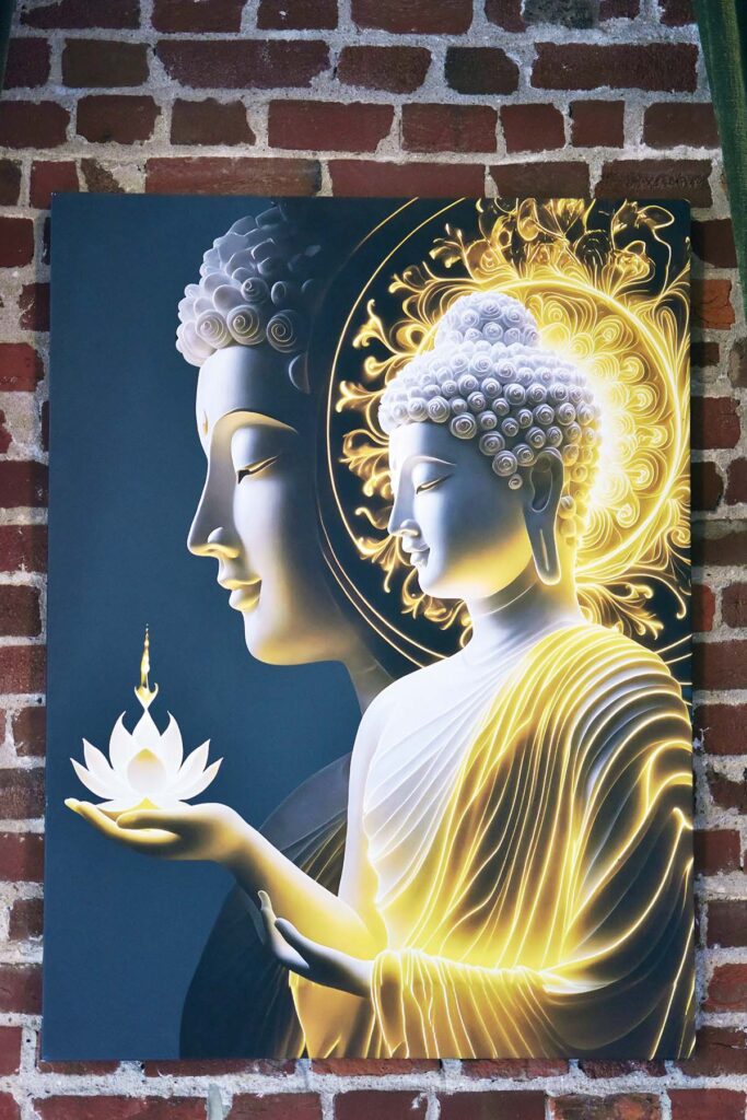 lotus painting at DIYA