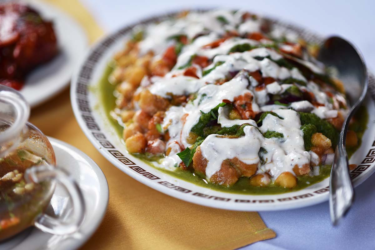 samosa chaat at DIYA