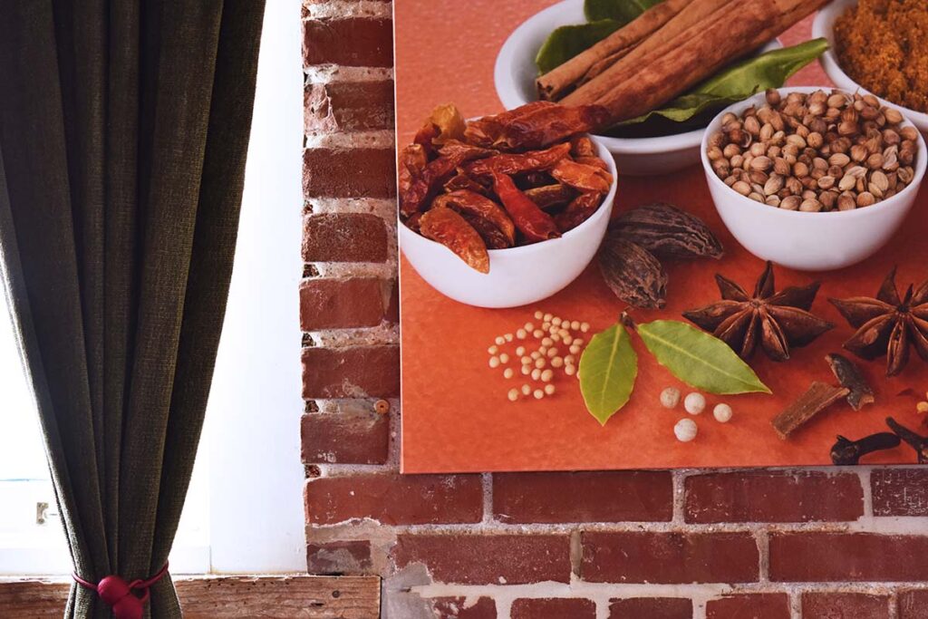 spices artwork at DIYA