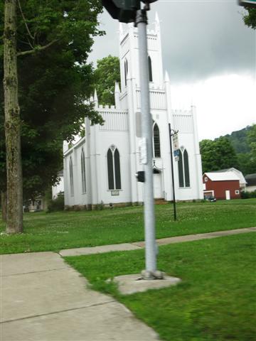 A Gothic-Looking Church In Ellicottville