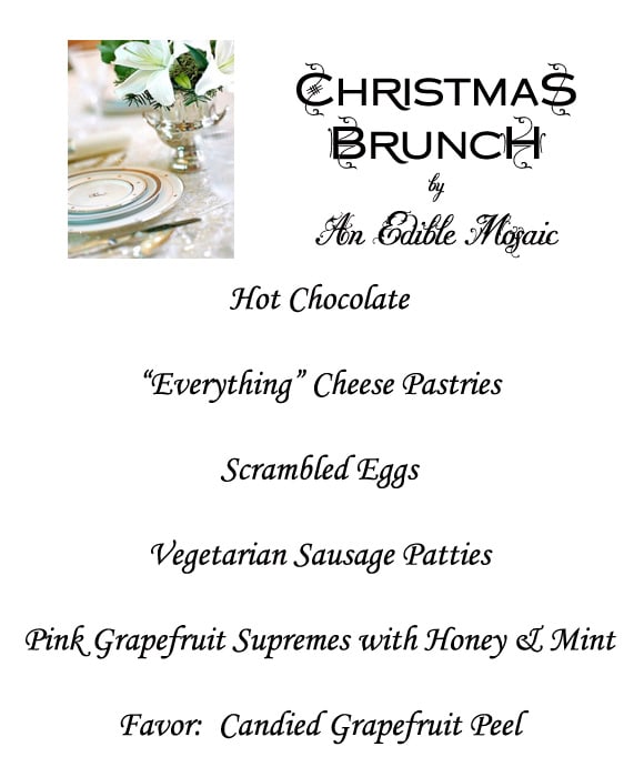 xmas menu ideas